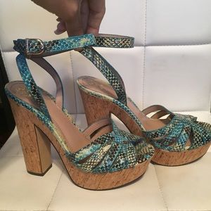 Reduced! Vince Camuto platform chunky heels